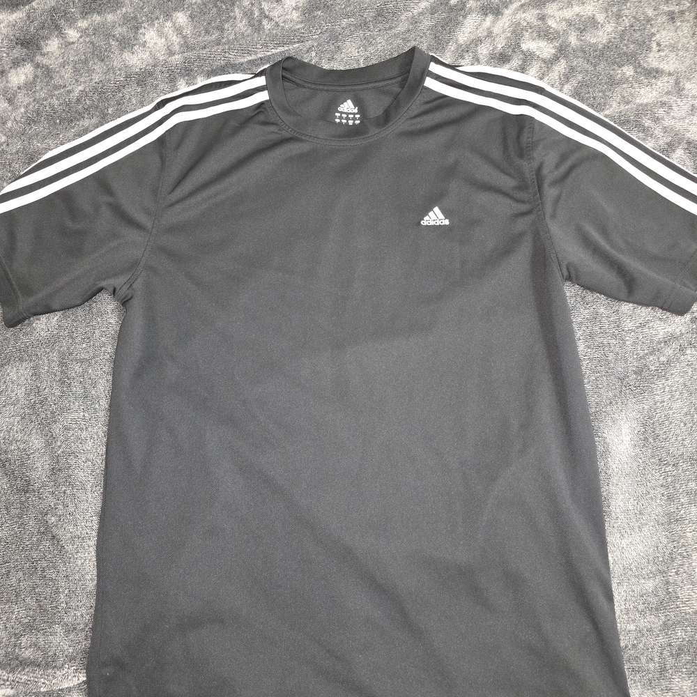 Adidas Black and White Short Sleeve Tee